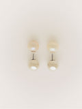 Jigsaw Silver Reversible Stud Earrings