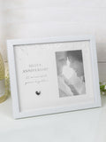 Widdop White Amore Silver Anniversary Frame holding 4 x 6 photo (British brand)