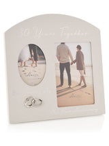 Next Widdop Grey Amore 30th Anniversary Arched Double Frame- Buy online at McGrocer
