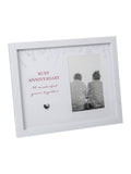 Widdop white amore ruby anniversary photo frame 4x6 (British brand)