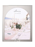 Widdop Silver Amore Arch Photo Frame with Rings 8x10 (British brand)