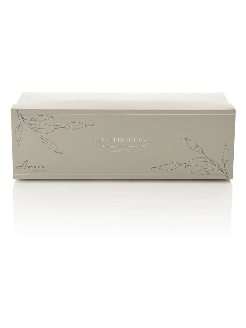 Widdop set of 2 grey 50th anniversary amore mugs, UK version