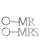 Next Amore by Juliana Widdop Set of 2 Silverplated Keyrings Mr & Mrs- Buy online at McGrocer