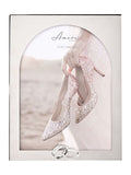 Widdop silver arch photo frame with rings 6x8, UK version