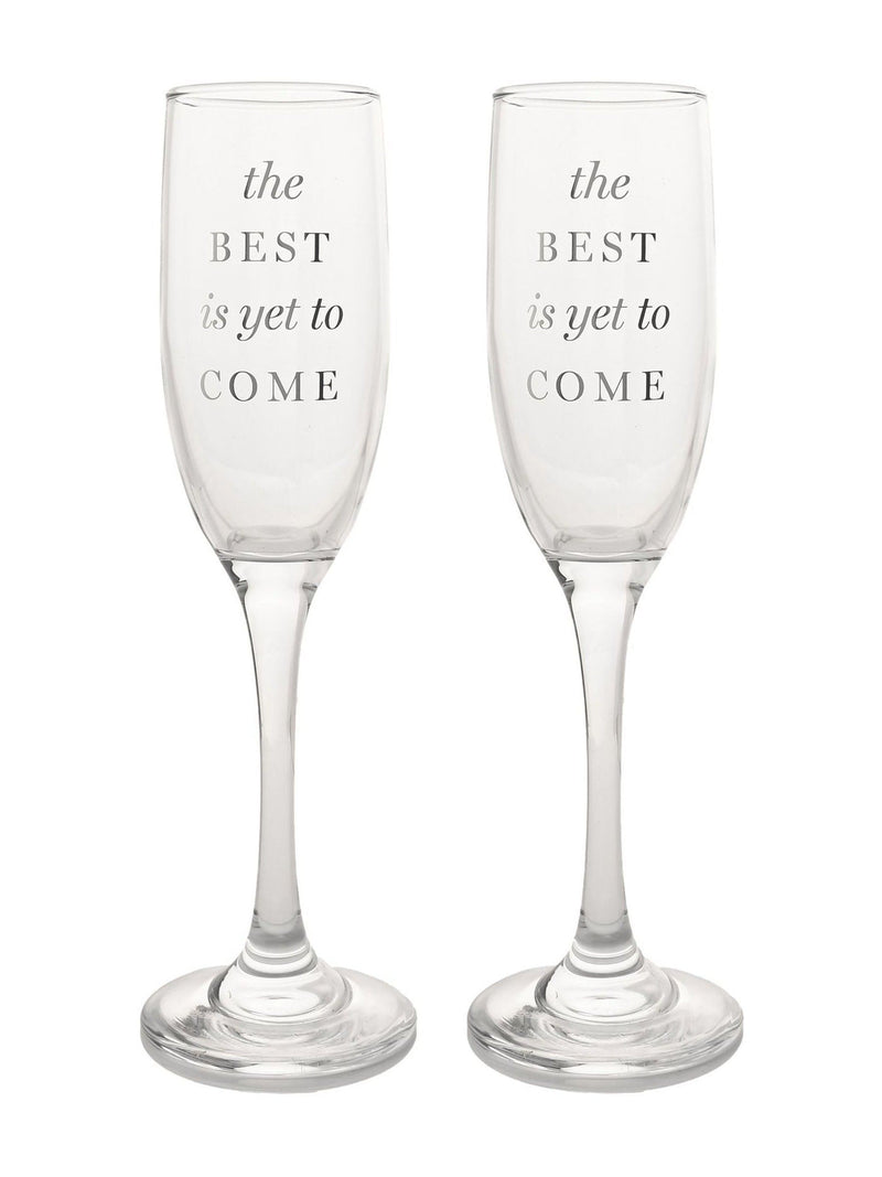 Amore By Juliana champagne flutes set of 2 with inscription (British brand)
