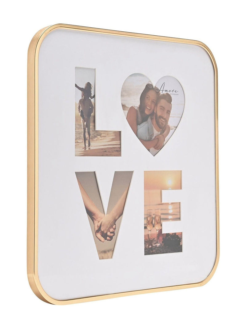 AMORE BY JULIANA gold love collage frame 16 x 16 (British brand)