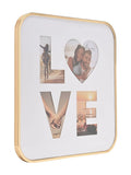 AMORE BY JULIANA gold love collage frame 16 x 16 (British brand)