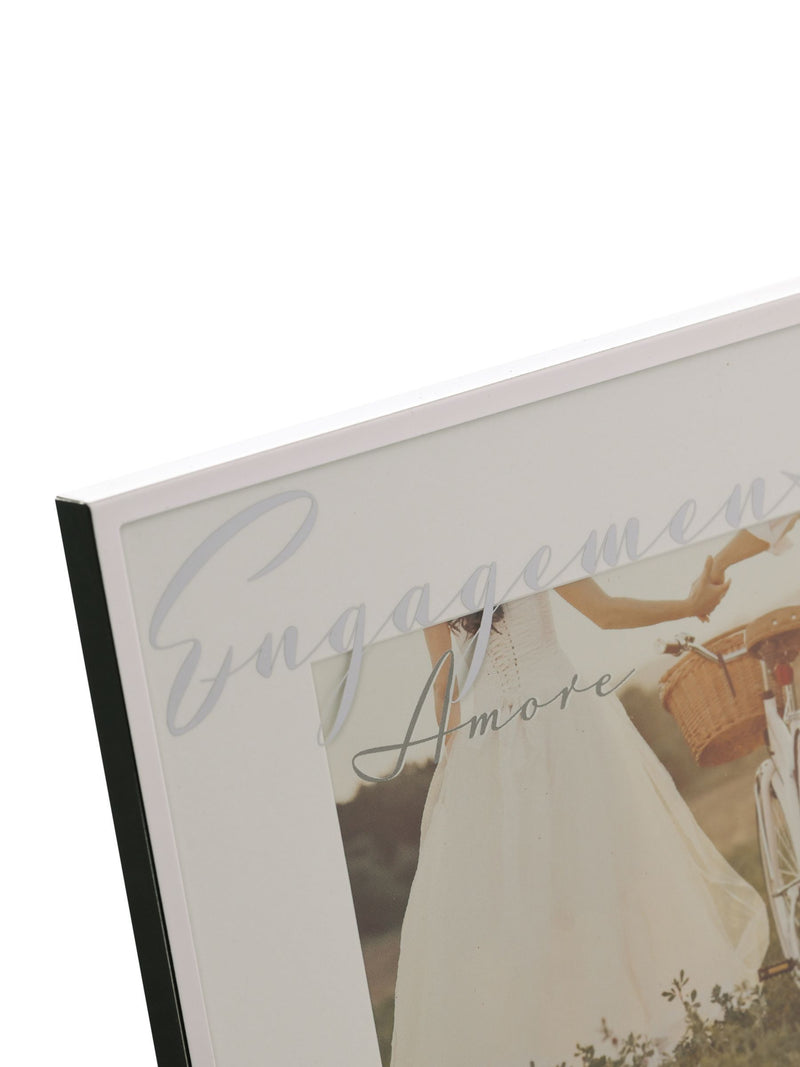 Widdop silver amore engagement photo frame 6x4 (British brand)