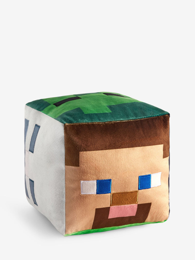 Minecraft character cube cushion 20x20cm - British product