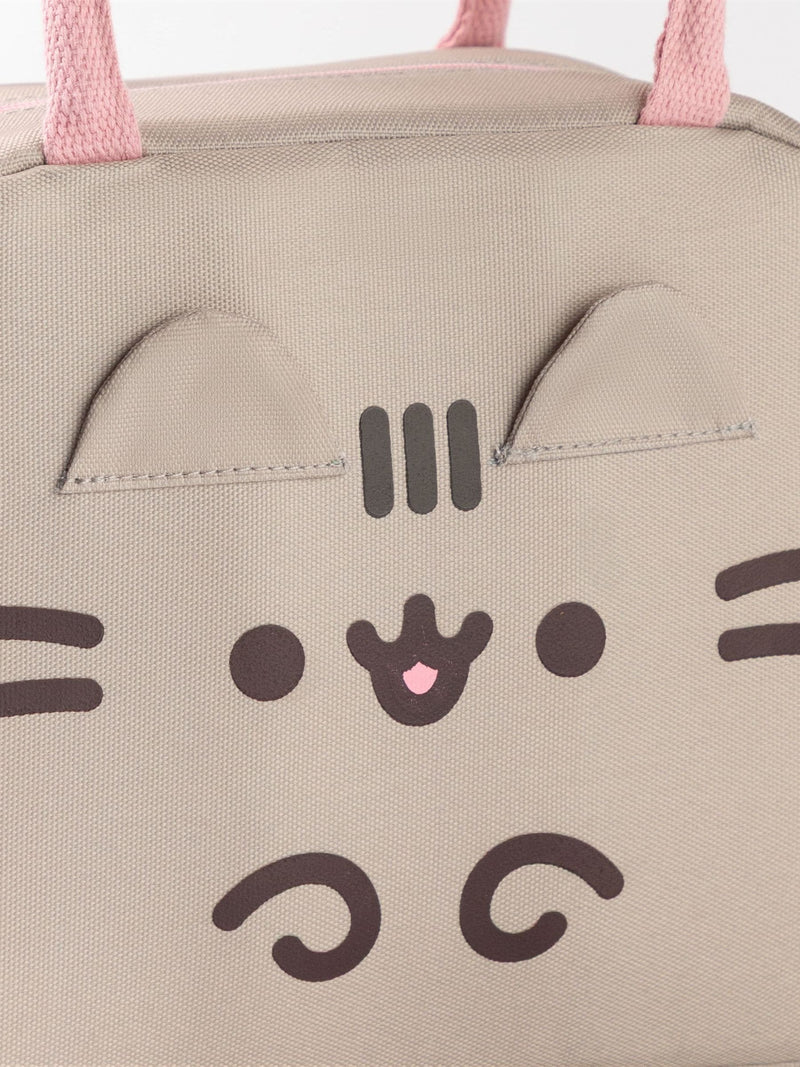 Pusheen brown novelty face lunch bag (British brand)