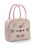 Pusheen brown novelty face lunch bag (British brand)
