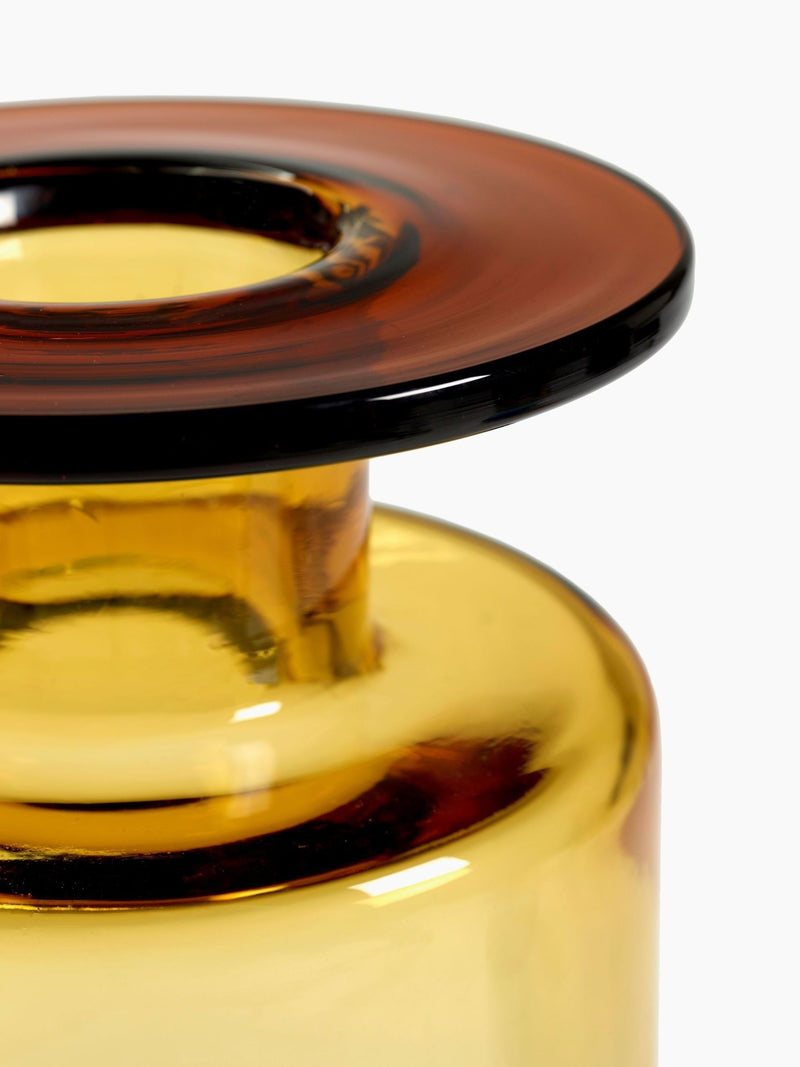 Serax Brown Wind and Fire glass vase (British brand)
