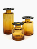 Serax Brown Wind and Fire glass vase 27cm height (British brand)
