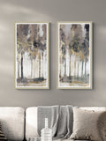 Artko taupe tales of the timber framed art set of two - British product