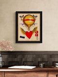 Artko Love Is In The Air framed art 57x47cm - British product