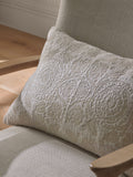 N. Premium floral jacquard cushion 40x59cm - British product