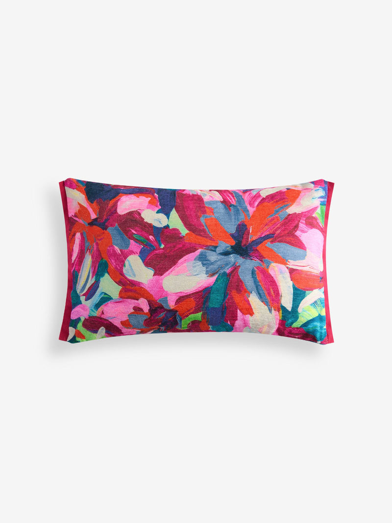 Abstract floral cushion 50x30cm, imported from the UK