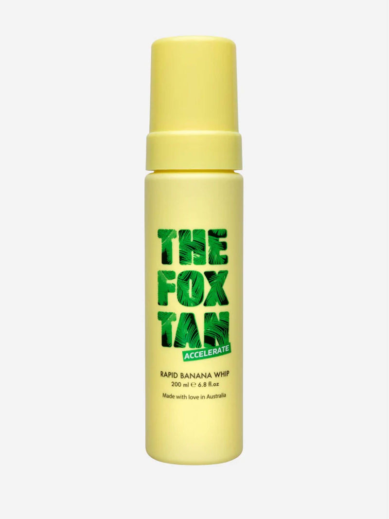 The Fox Tan Rapid Banana Whip tan accelerator 200ml (British brand)