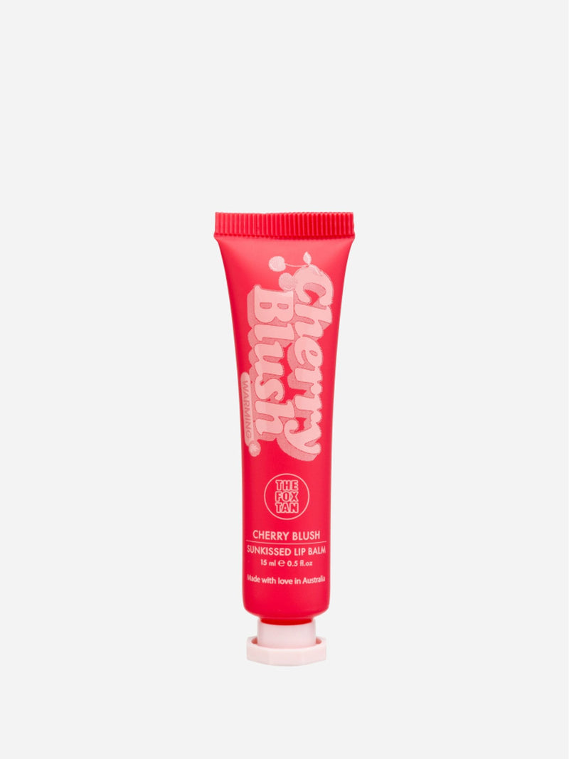 The Fox Tan Cherry Blush lip balm 15ml (British brand)