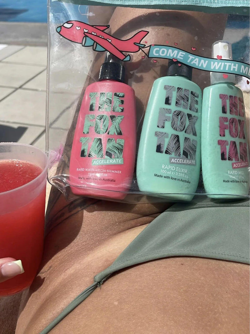 The Fox Tan Jetsetter self tan bundle (British brand)