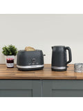 Hamilton Beach Grey Ella Breakfast Kettle and Toaster Set