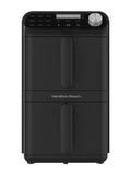 Hamilton Beach Black XXL dual stack 2 drawer air fryer, UK version