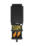 Hamilton Beach Black XXL dual stack 2 drawer air fryer, UK version