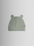 JoJo Maman Bébé bear hat 3-pack in sage, blue, beige, UK version