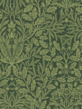 William Morris Garden Green Acorn wallpaper sample A4 (British brand)