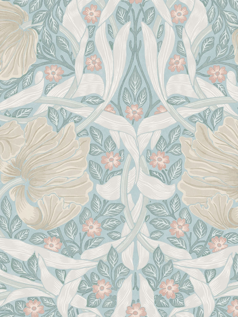 William Morris wallpaper sample Ocean Pimpernel A4 - British product