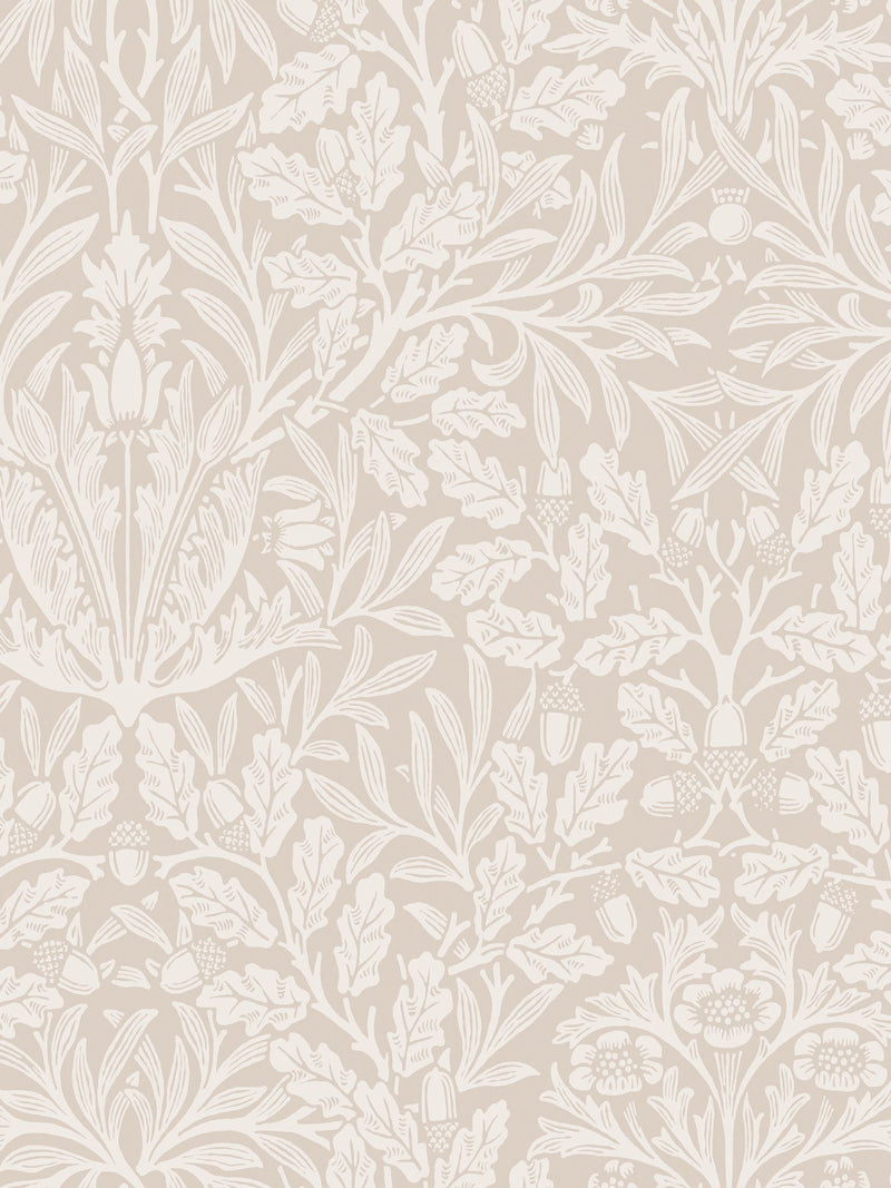 William Morris Hessian Acorn wallpaper 10m roll, UK version