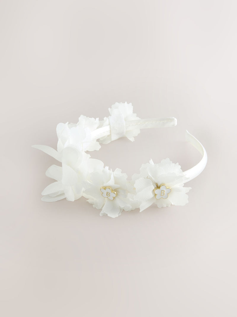 Baker by Ted Baker white corsage headband, UK version