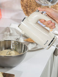 Salter cream retro hand mixer one size (British brand)