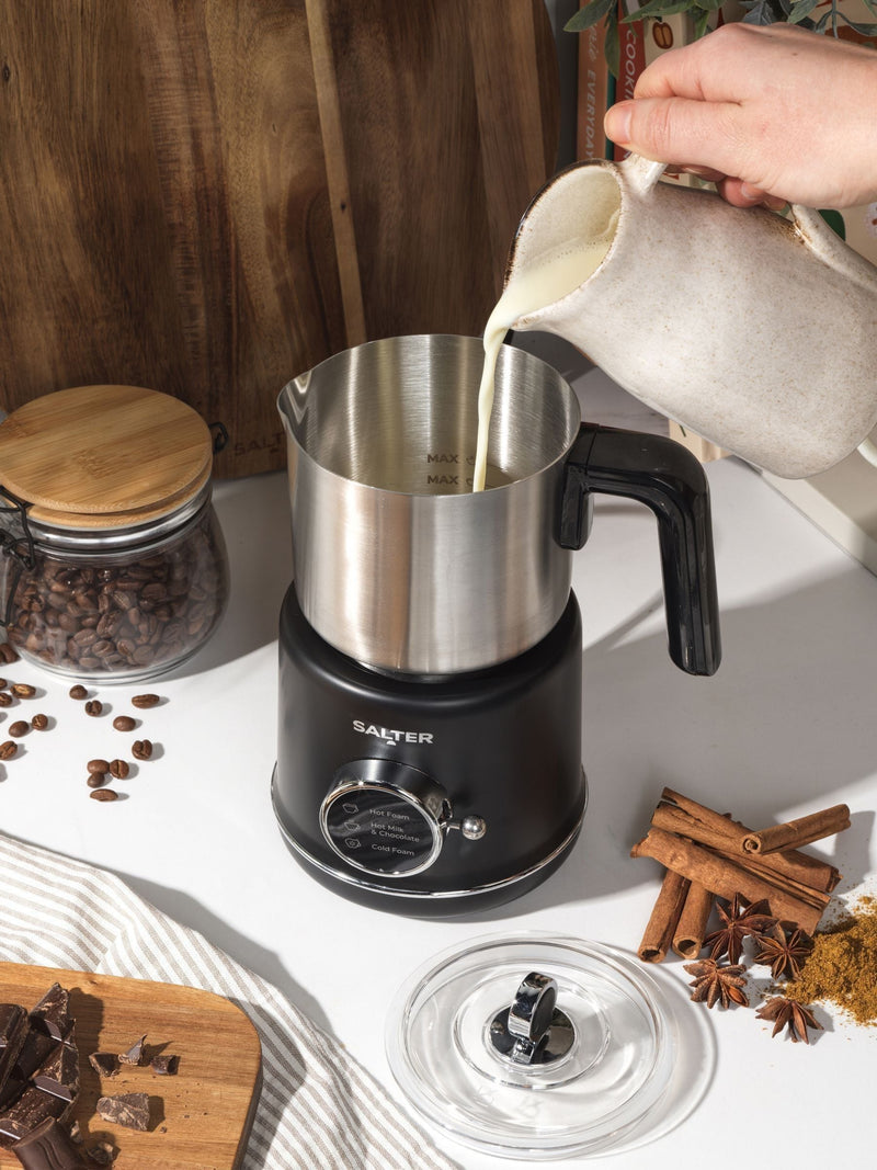 Salter Silver 3-In-1 Milk Frother (British brand)