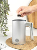 Salter Silver Aspen milk frother with 150 ml frothing capacity (British brand)