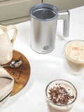 Salter Silver Aspen milk frother with 150 ml frothing capacity (British brand)