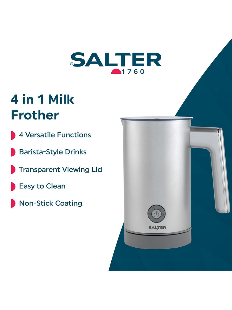 Salter Silver Aspen Milk Frother