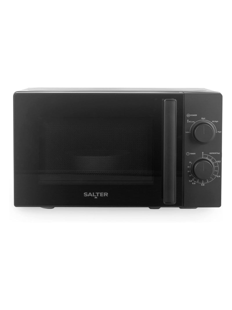 Salter Black Kuro 20L manual microwave oven (British brand)