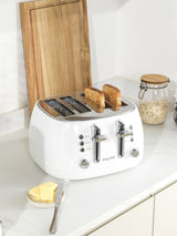 Next Salter White Boston 4 Slice Toaster- Buy online at McGrocer