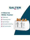 Salter White Boston 4 slice toaster (British brand)