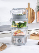 Next Salter Transparent Aspen 7l Food Steamer- Buy online at McGrocer