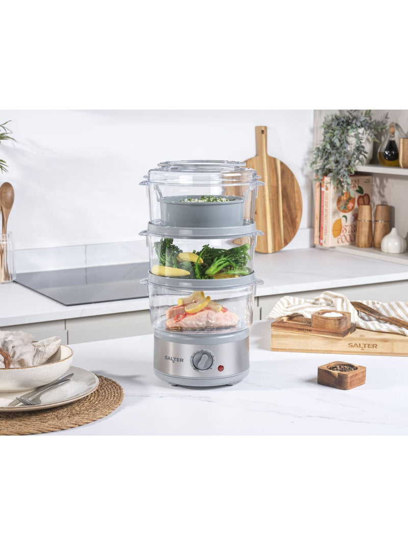 Salter Transparent Aspen Food Steamer 7l (British brand)