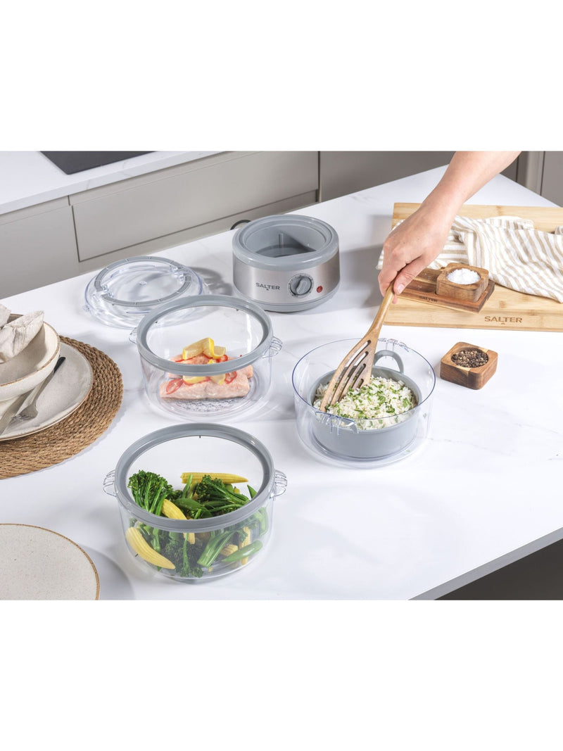 Salter Transparent Aspen Food Steamer 7l (British brand)