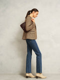 Hobbs Briella leather bag chocolate brown, UK version