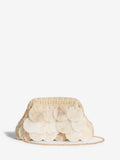 Friends Like These faux shell acrylic disc raffia clutch bag - UK version