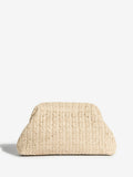 Friends Like These faux shell acrylic disc raffia clutch bag - UK version