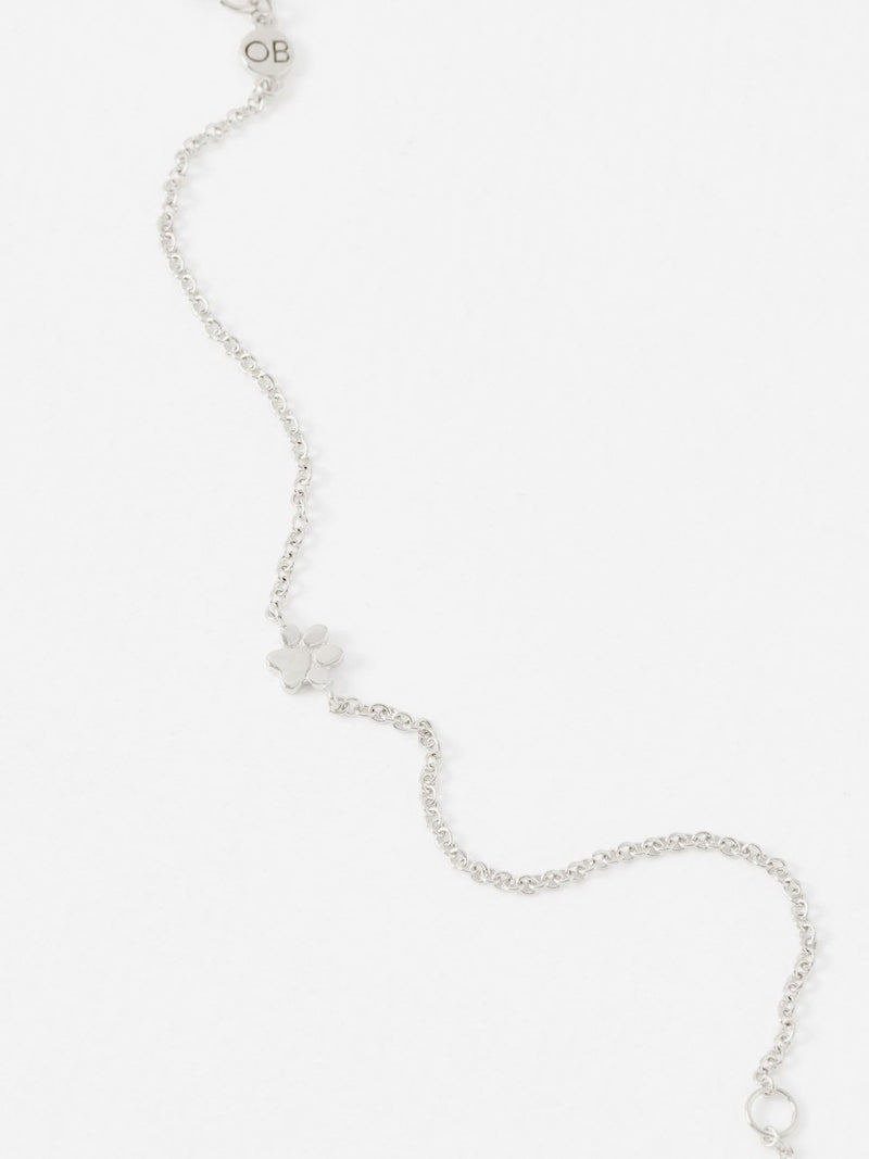Oliver Bonas Milo Paw Print bracelet, imported from the UK