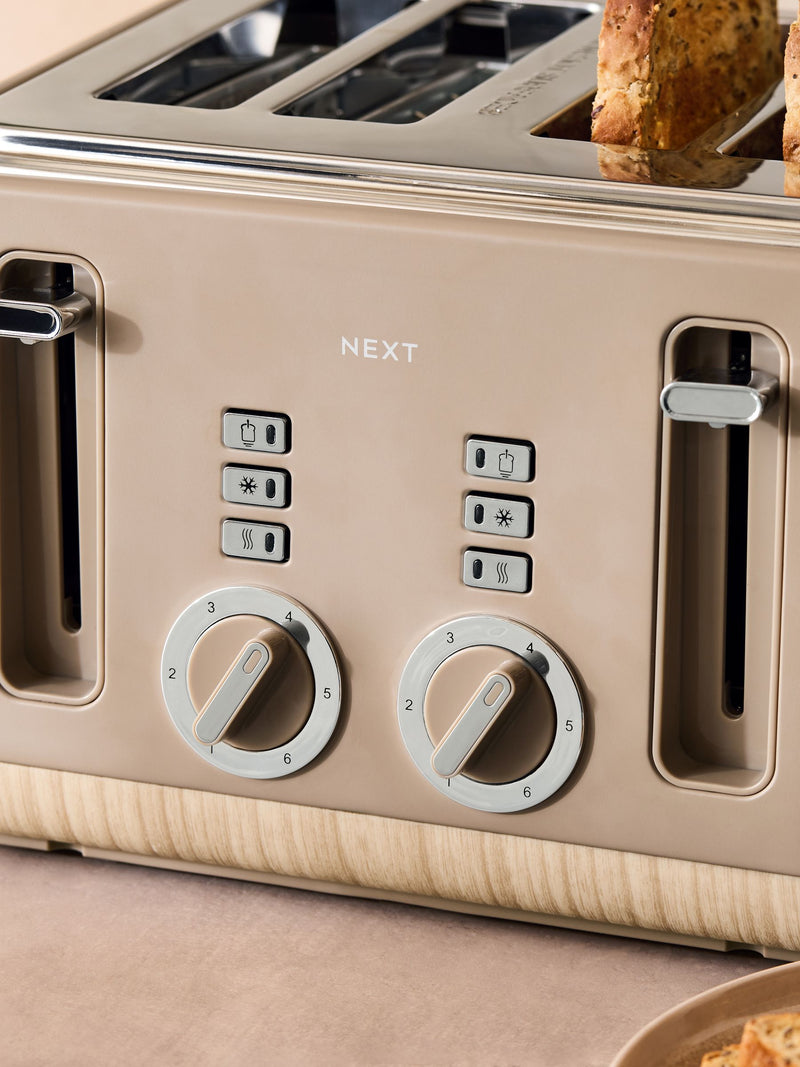 Chocolate Brown Bronx 4 Slice Toaster