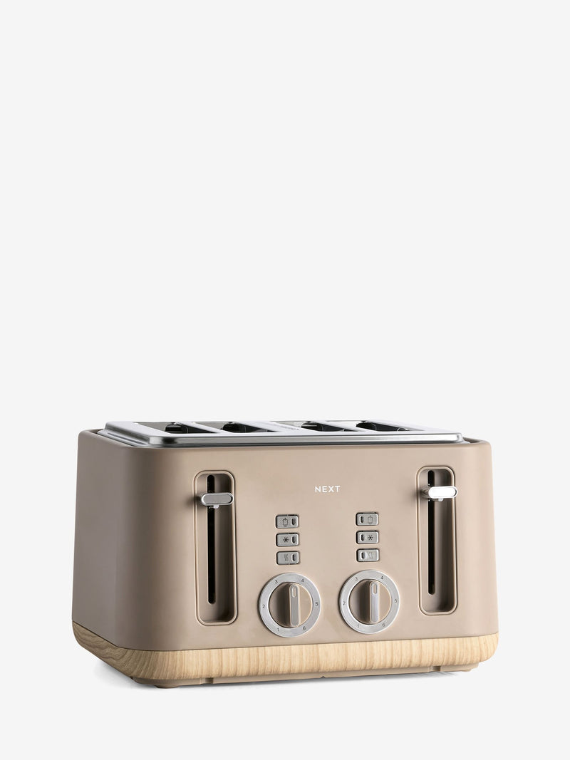 Chocolate Brown Bronx 4 Slice Toaster