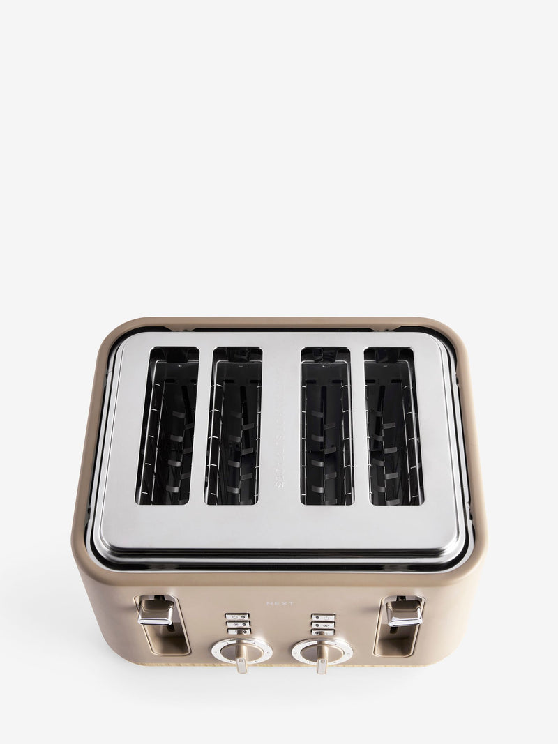 Chocolate Brown Bronx 4 Slice Toaster